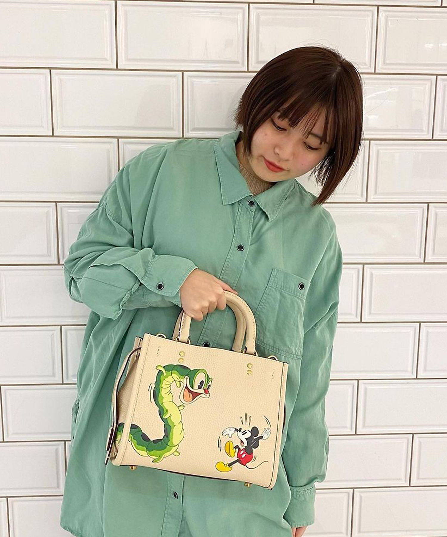 DISNEY X COACH】ローグ 25・リジェネラティブ レザー DISNEY X COACH】ローグ 25・リジェネラティブ レザー
